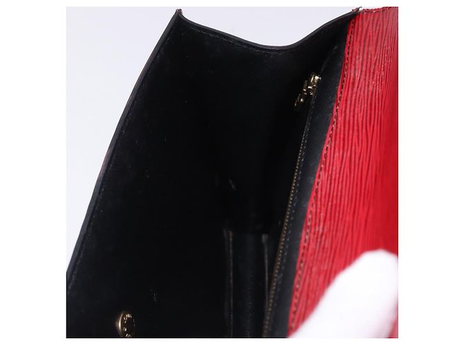 LOUIS VUITTON Epi Montaigne 27 Clutch Bag Red M52657 LV - vista 19