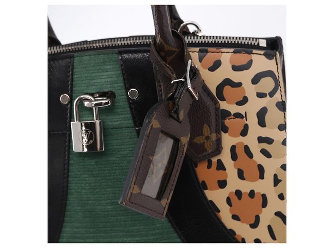 LOUIS VUITTON Monogram Leopard City Steamer MM Bag M52126 LV - vista 20