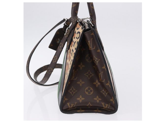 LOUIS VUITTON Monogram Leopard City Steamer MM Bag M52126 LV - vista 3