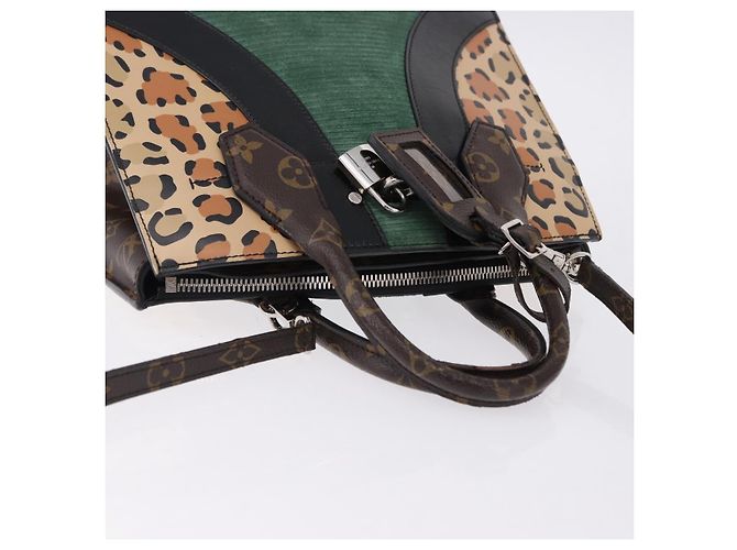 LOUIS VUITTON Monogram Leopard City Steamer MM Bag M52126 LV - vista 6
