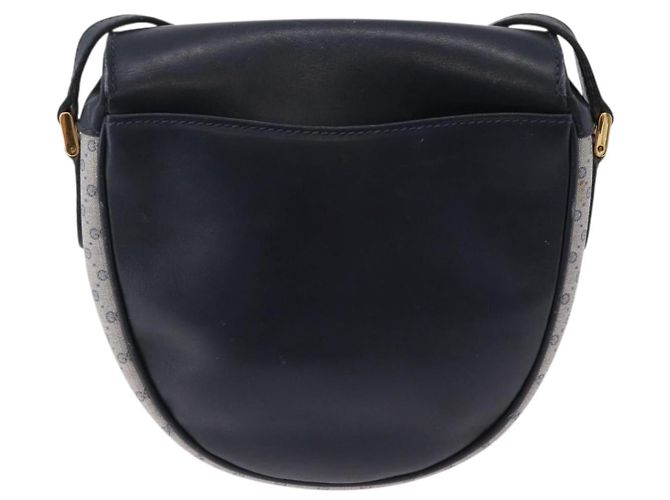 GUCCI Micro GG Supreme Shoulder Bag PVC Navy Gold 007 261 0081 - vista 3