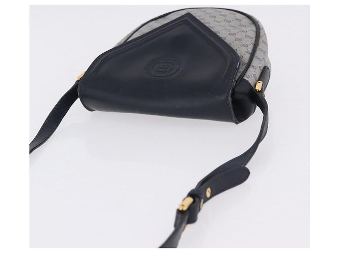 GUCCI Micro GG Supreme Shoulder Bag PVC Navy Gold 007 261 0081 - vista 6