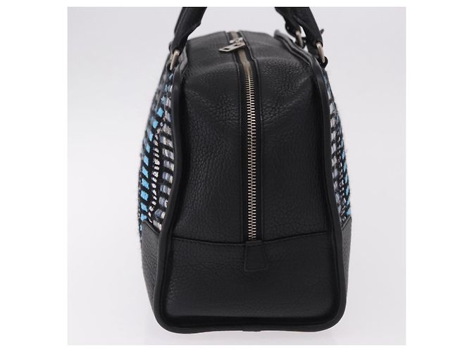 LOEWE Amazona 35 Bag tweed JUNYA WATANABE Collaboration Black - vista 5