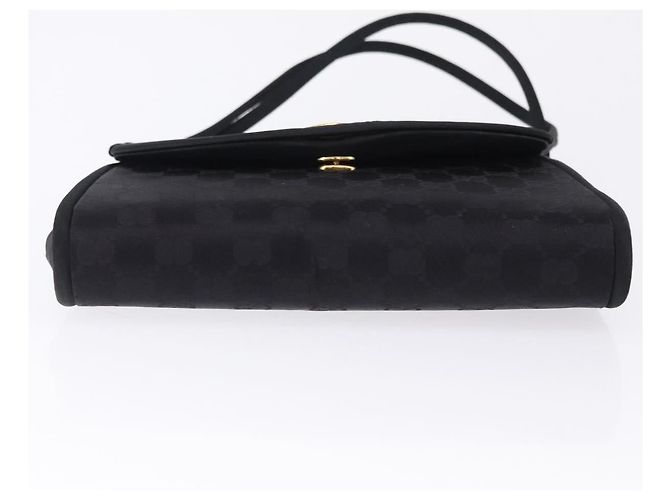 GUCCI GG Hand Bag Nylon Black Gold - vista 9