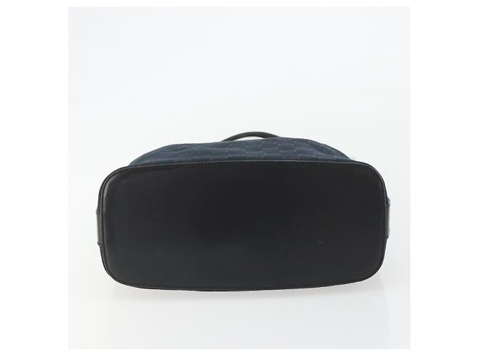 GUCCI GG Canvas Shoulder Bag Black Silver 001 3814 3754 - vista 11