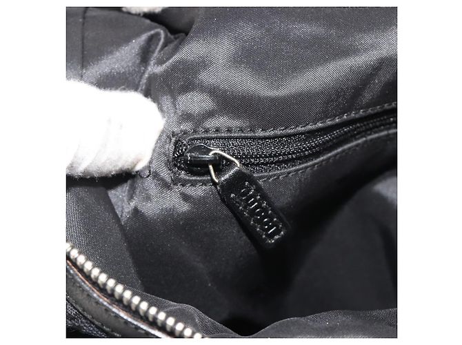 GUCCI GG Canvas Shoulder Bag Black Silver 001 3814 3754 - vista 22