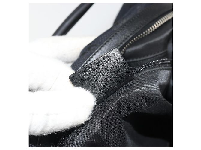 GUCCI GG Canvas Shoulder Bag Black Silver 001 3814 3754 - vista 24