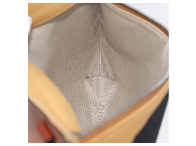 LOEWE Clutch Bag Canvas Brown Silver - vista 15