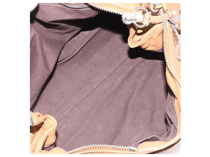 Chloé Chloe Paddington Hand Bag Leather Brown Gold Silver - vista 10