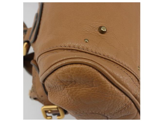 Chloé Chloe Paddington Hand Bag Leather Brown Gold Silver - vista 15