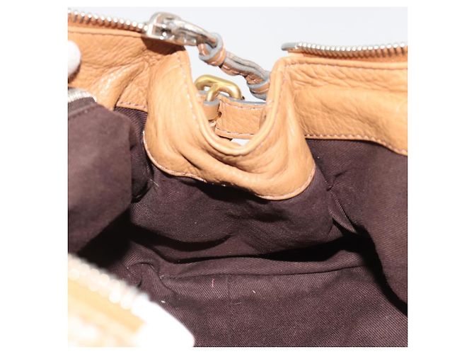 Chloé Chloe Paddington Hand Bag Leather Brown Gold Silver - vista 22