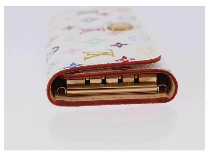 LOUIS VUITTON Monogram Multicolor Multicles 4 Key Case White M93731 - vista 5