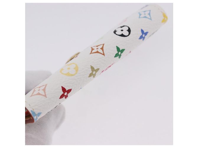 LOUIS VUITTON Monogram Multicolor Multicles 4 Key Case White M93731 - vista 6