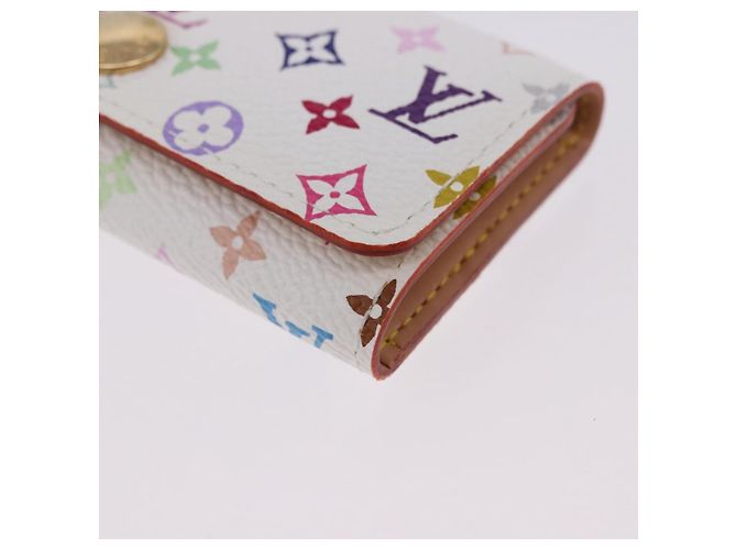 LOUIS VUITTON Monogram Multicolor Multicles 4 Key Case White M93731 - vista 9
