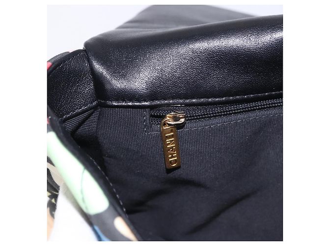 CHANEL Matelasse Chain Shoulder Bag Canvas 2way Multicolor Gold CC - vista 22