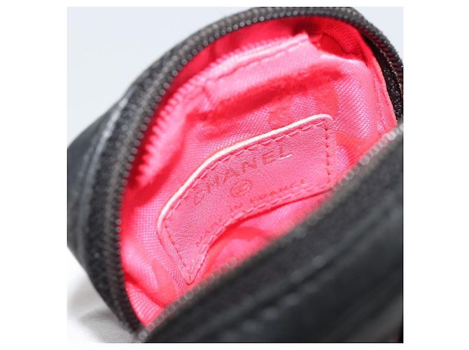CHANEL Matelasse Cambon Line Pouch Lamb Skin Black CC - vista 13