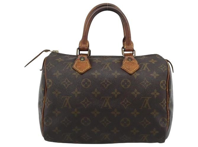 LOUIS VUITTON Monogram Speedy 25 Hand Bag M41528 LV - vista 3