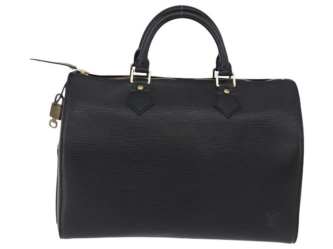 LOUIS VUITTON Epi Speedy 30 Hand Bag Noir Black M43002 LV - vista 3