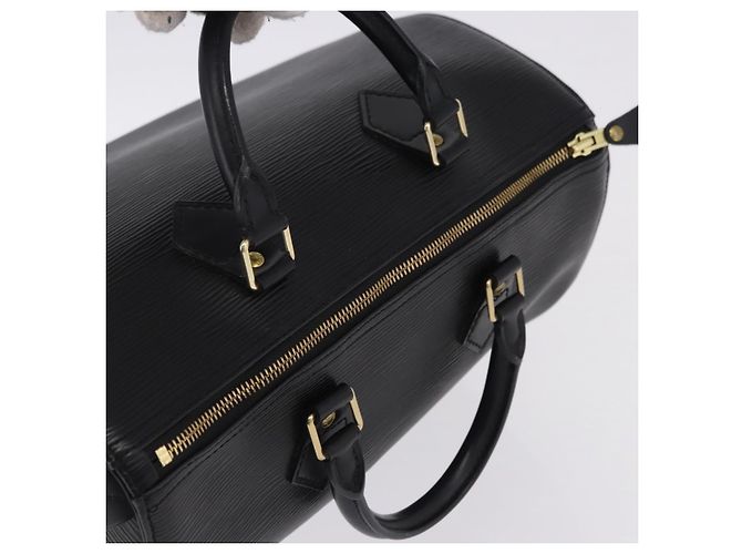 LOUIS VUITTON Epi Speedy 30 Hand Bag Noir Black M43002 LV - vista 6