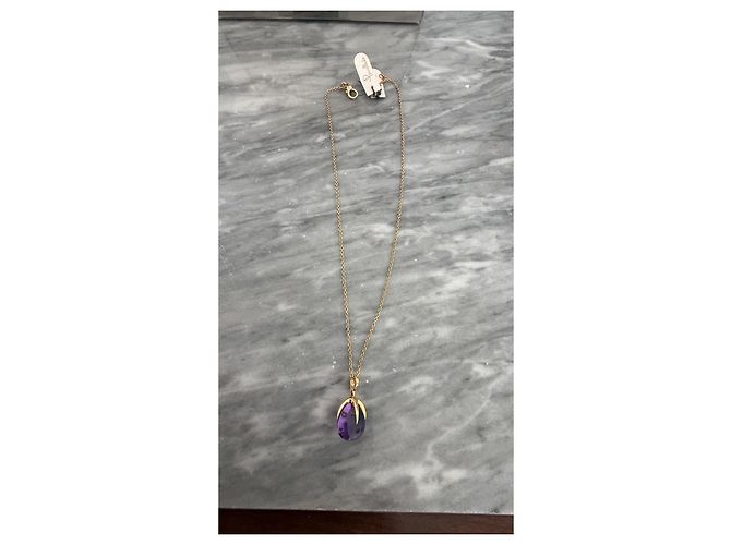 Collana Pomellato in oro giallo 18kt con pendente ametista D'oro Porpora - vista 12