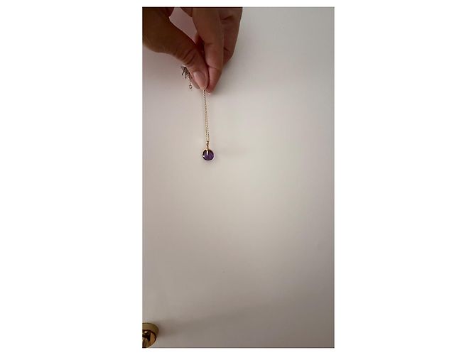 Collana Pomellato in oro giallo 18kt con pendente ametista D'oro Porpora - vista 13