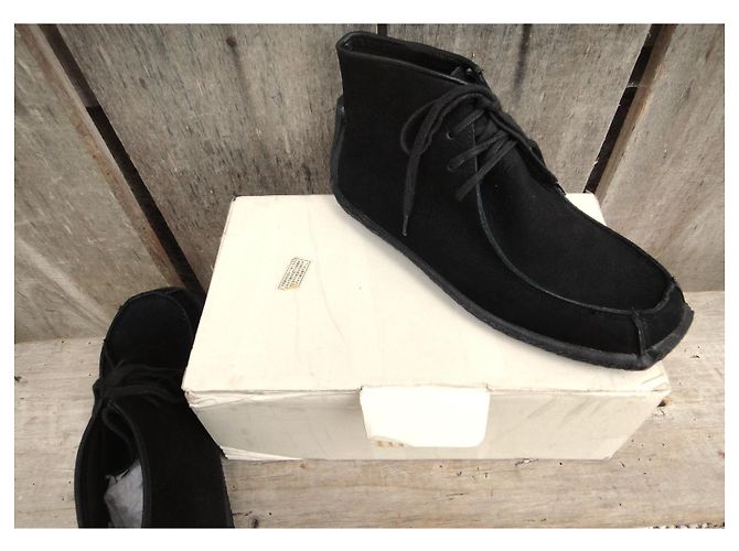 Stivaletti Y's Yohji Yamamoto in camoscio nero - vista 2