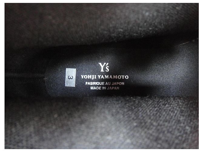 Stivaletti Y's Yohji Yamamoto in camoscio nero - vista 7
