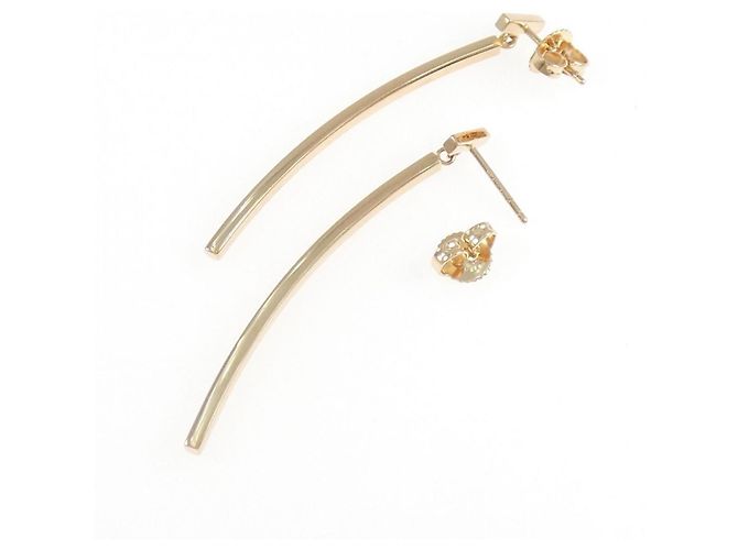 Tiffany & Co Orecchini Tiffany T Wire Bar in oro rosa - vista 3