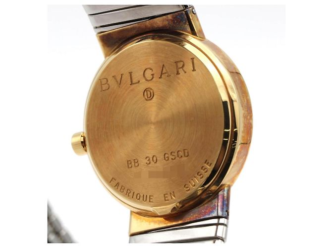Bulgari Reloj Bvlgari YG/Combination BB30GSCD de acero inoxidable Quartz - vista 5