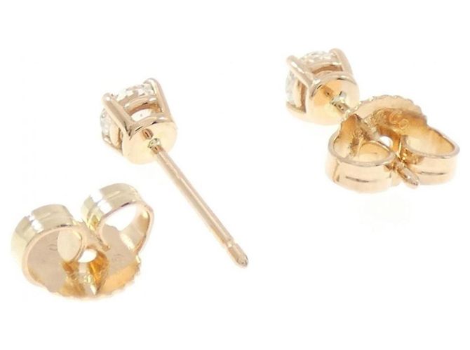 Tiffany & Co Orecchini Solitario Tiffany in oro rosa 18K - vista 3