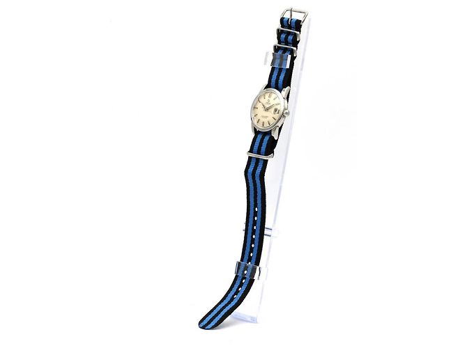 Relógio automático Omega Seamaster Calendar em aço inoxidável - vista 2