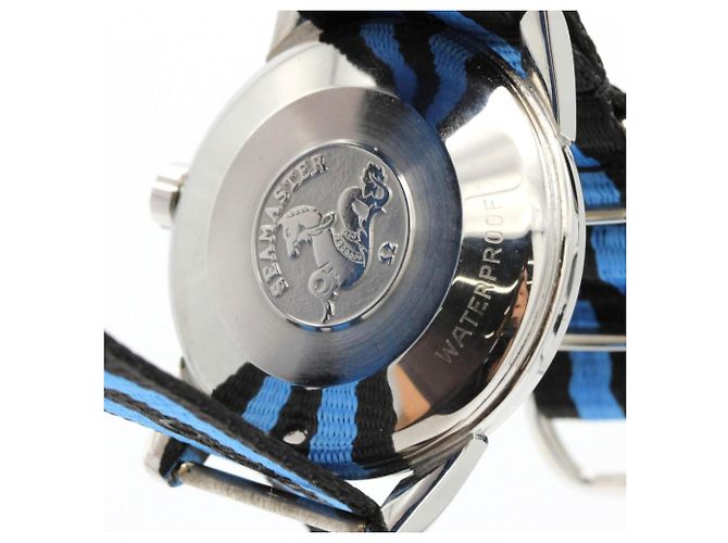 Relógio automático Omega Seamaster Calendar em aço inoxidável - vista 5
