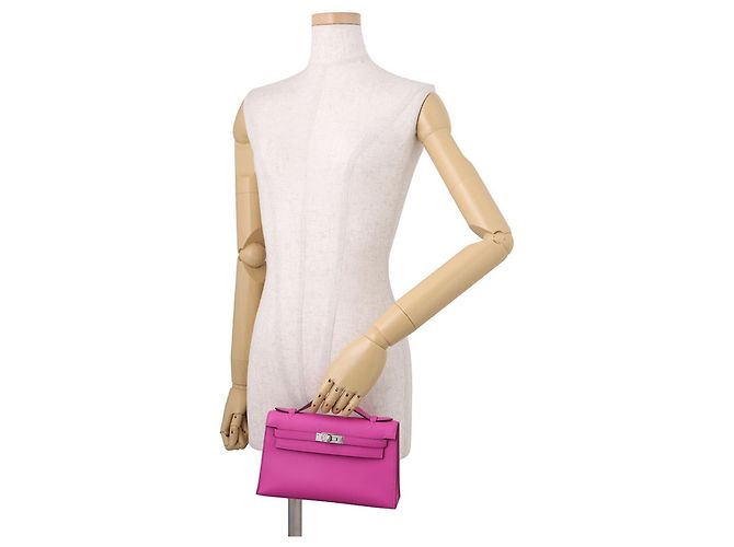 Hermès Borsa Hermes Pochette Kelly - vista 4