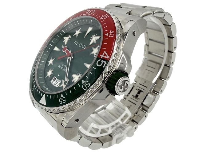 Orologio Gucci Men's Date Dive - Modello YA136222 - vista 2