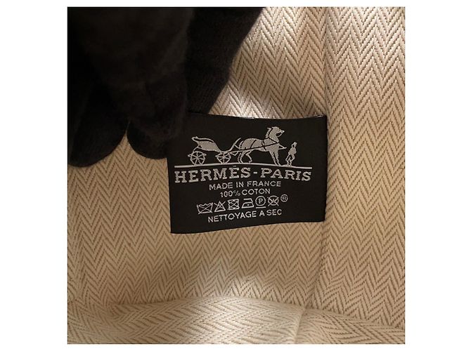 Hermès Borsa a Mano Hermes Handbag Pouch Bride-à-Black PM Beige - vista 12