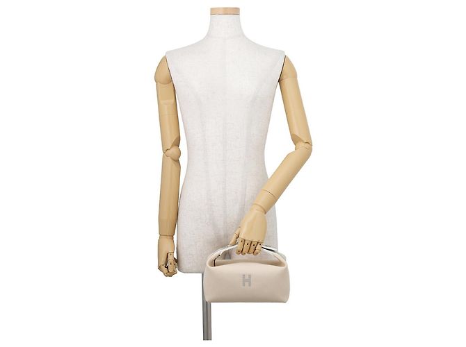 Hermès Borsa a Mano Hermes Handbag Pouch Bride-à-Black PM Beige - vista 4