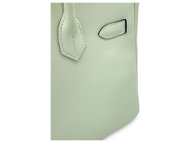 Hermès Borsa Hermes Birkin 30 Vert Fizz Epsom - vista 11