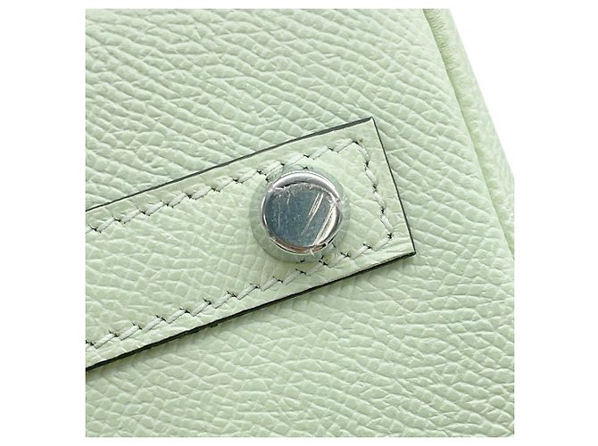Hermès Borsa Hermes Birkin 30 Vert Fizz Epsom - vista 13