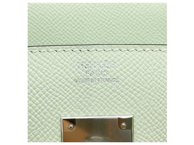 Hermès Borsa Hermes Birkin 30 Vert Fizz Epsom - vista 16