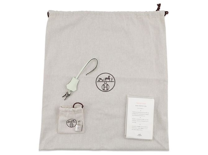 Hermès Borsa Hermes Birkin 30 Vert Fizz Epsom - vista 17