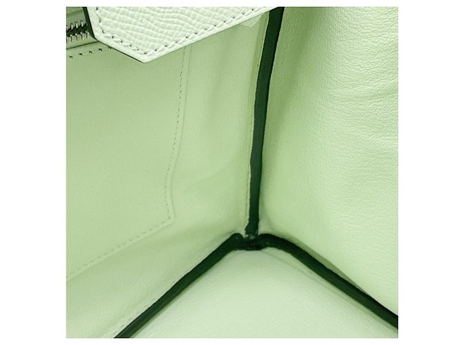 Hermès Borsa Hermes Birkin 30 Vert Fizz Epsom - vista 7