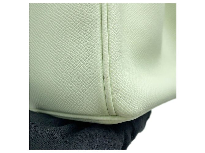 Hermès Borsa Hermes Birkin 30 Vert Fizz Epsom - vista 9
