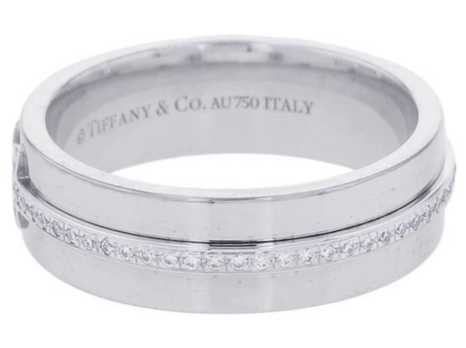 Anello Tiffany & Co. T Wide Diamanti - vista 2