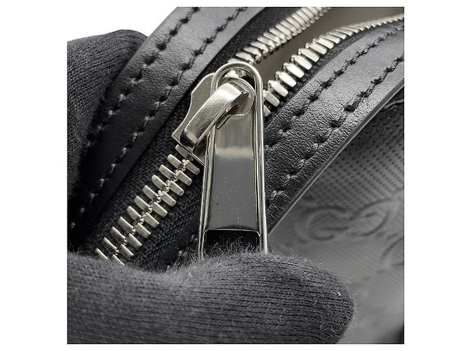 Borsa Tote Gucci in pelle nera Nero - vista 11