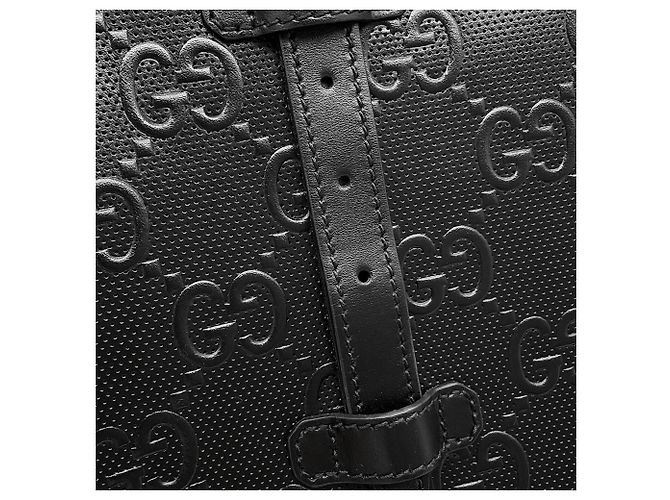 Borsa Tote Gucci in pelle nera Nero - vista 13