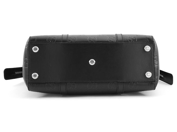 Borsa Tote Gucci in pelle nera Nero - vista 3