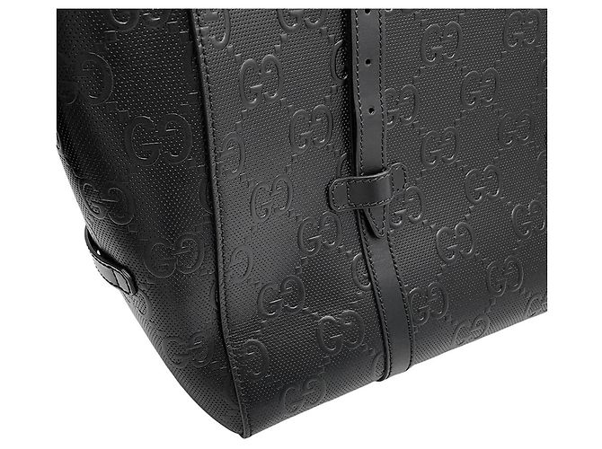 Borsa Tote Gucci in pelle nera Nero - vista 9