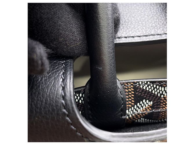 Borsa a mano Goyard Saigon in pelle Nero - vista 10