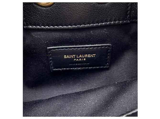 Borsa a secchiello matelassé Small Cassandre Yves Saint Laurent Nero - vista 10
