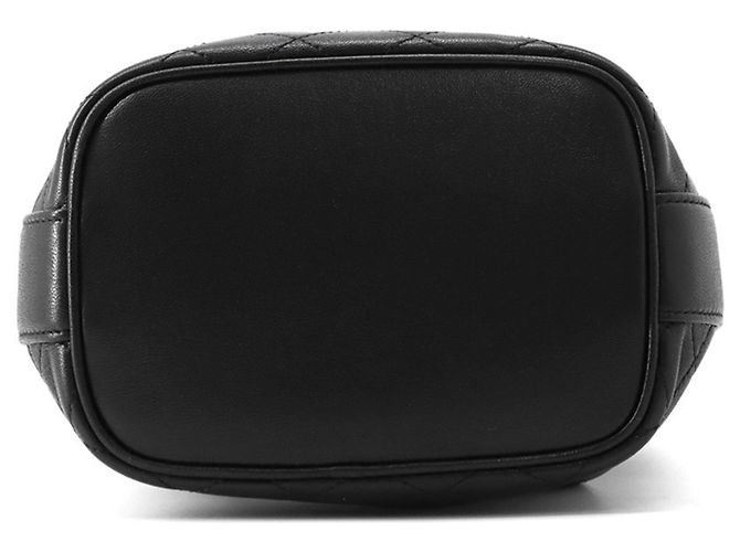 Borsa a secchiello matelassé Small Cassandre Yves Saint Laurent Nero - vista 3